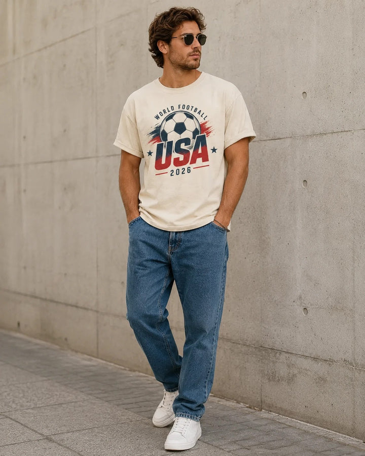 2026 Soccer Fan Shirt - USA Mexico Canada Futbol Tee for Latino Fans