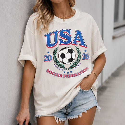 USA Soccer 2026 Shirt | Team USA Retro Soccer Tee