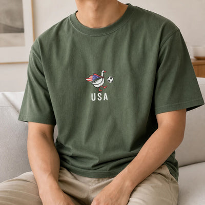 USA Soccer Goose T-Shirt - Team USA Patriotic Soccer Fan Gift