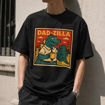 Dadzilla T-Shirt: Retro Comic Dad Gift Tee