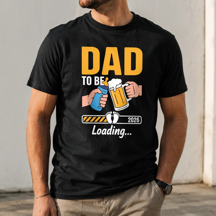 Dad To Be 2026 Shirt - Promoted To Daddy New Father Gift Tee