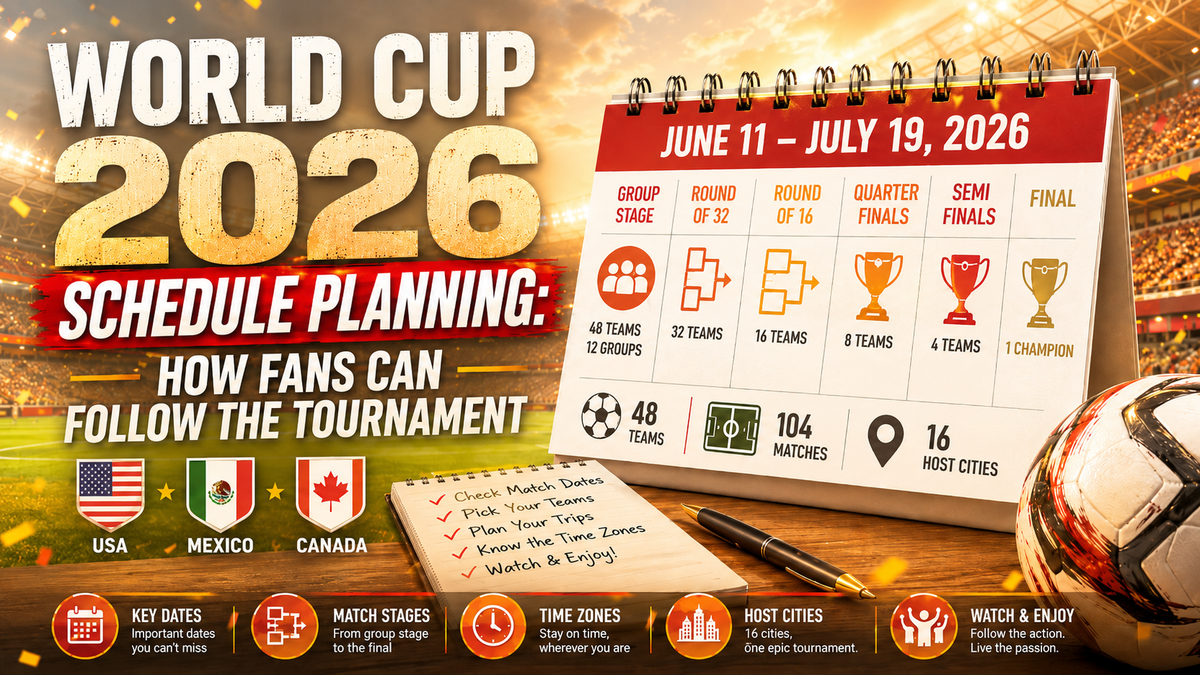 World Cup 2026 Schedule Planning: How Fans Can Follow the Tournament