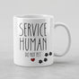 Service Human Mug - Do Not Pet Funny Dog Lover Coffee Mug