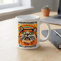 Funny Orange Cat Mug - Unhinged Humor Gift for Cat Lovers