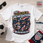 Golden Generation USA 2026 Soccer T-Shirt – Premium Cotton Graphic Fan Tee (Unisex)