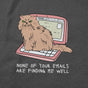 Funny Office Cat T-Shirt – None of Your Emails Are Finding Me Well