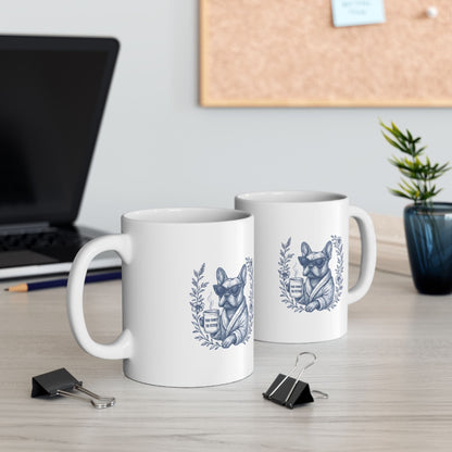 Funny French Bulldog Too Fancy To Fetch Mug