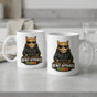 Social Battery Cat Mug - Funny Introvert Cat Lover Coffee Cup, 11oz Ceramic
