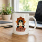 Zen Cat Coffee Mug for Cat Lovers - Funny Yoga Gift White Mug