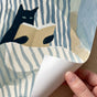 Cat Reading Print | Black Cat Wall Art Poster for Book Lovers