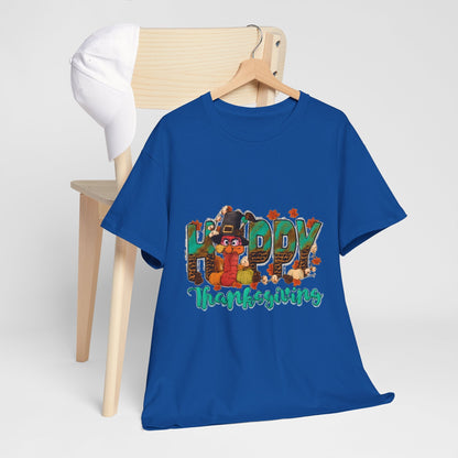 Family Thanksgiving Shirt – Cute Turkey Crewneck  Front view