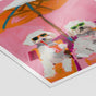 Sunglasses Dogs Poster - Dog Lover Gift, Whimsical Beach Wall Art