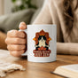 Zen Cat Coffee Mug for Cat Lovers - Funny Yoga Gift White Mug