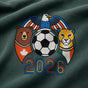 2026 Soccer Fan Shirt - USA Canada Mexico Football Tee, Retro Unisex Sports T-Shirt