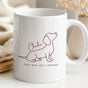 Custom Name Dachshund Mug - Funny Doxie Dog Lover Gift