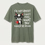 Funny Boston Terrier T-Shirt, Sarcastic Dog Mom Tee, Sarcastic And Bossy Outfit, Cute Apparel