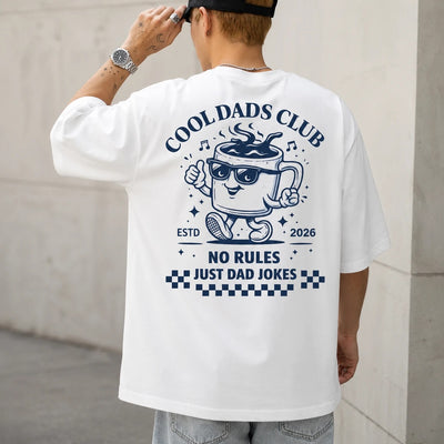 Cool Dads Club Personalized T-Shirt - Custom New Dad Gift, Est. 2026 Dad Tee