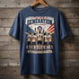 The New Generation Stars Patriotic Soccer Graphic Tee - Premium Heavyweight
