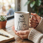 Mug saying cat, nope, just no, grumpy cat, good morning, morning coffee, morning grouch, mug cat funny, cat lover, office mug