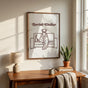 Serial Chiller Dog Poster - Everything Is Fine One Line Print