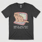 Funny Office Cat T-Shirt – None of Your Emails Are Finding Me Well