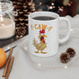 Funny F-Caw-F Christmas Chicken Mug