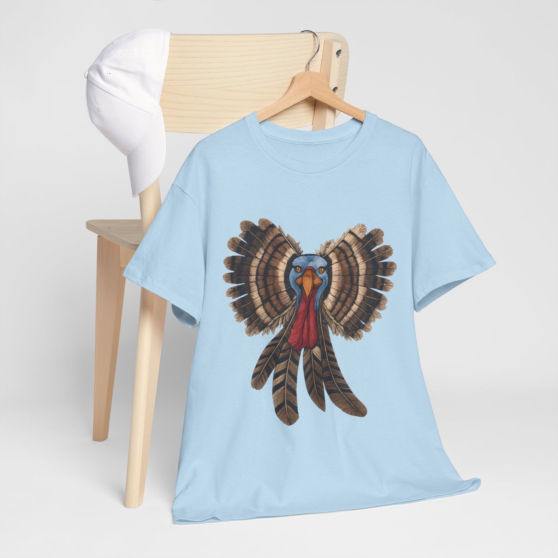Thanksgiving Turkey Bow T-Shirt, Cute Coquette Fall Shirt, Women’s Thanksgiving Tee  Back view
