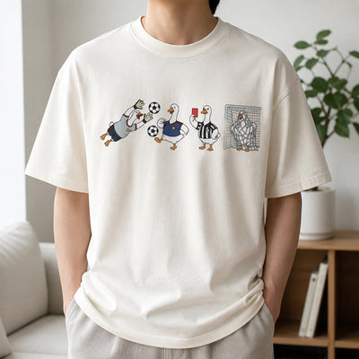 Funny Soccer Goose Shirt - World Football Fan Graphic Tee