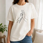 Human Hand and Paw Shirt - Dog Lover Gift for Dog Mom or Dog Dad