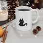 Adorable Scruffy Cat Ceramic Mug