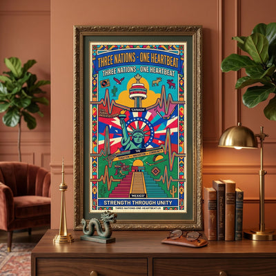 2026 Summer of Soccer Tournament Unity Poster - Museum-Quality Lustre Print