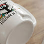 Funny Cat Teacher Mug, I'm Fine Everything Is Fine Black Cat Coffee Cup, Cat Lover Gift, 11oz 15oz