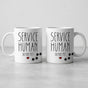 Service Human Mug - Do Not Pet Funny Dog Lover Coffee Mug