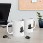 Adorable Scruffy Cat Ceramic Mug