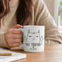 Funny Coworker Leaving Mug - Bye Traitor Cat Gift for Coworker