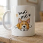 Hug Me Corgi Coffee Mug, Dog Lover Gift, Colorful Inside