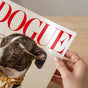 Personalised DOGUE Dog Portrait Poster - Custom Fashion Magazine Cover Wall Art for Dog Lovers