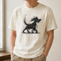 Abstract Dog Line Art T-Shirt - Minimalist Dog Lover Graphic Tee