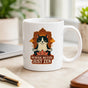 Zen Cat Coffee Mug for Cat Lovers - Funny Yoga Gift White Mug