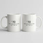 Cat Doodle Quote White Coffee Mug - Funny Coworker Office Gift