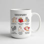 Therapy Funny Cat Mug - Therapist Cat Lover Gift with Therapurry Pun
