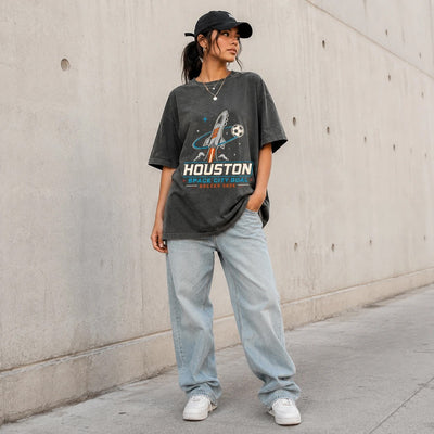 Houston Soccer 2026 Shirt - Space City Goal Tee for Game Day Fans