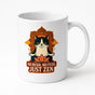 Zen Cat Coffee Mug for Cat Lovers - Funny Yoga Gift White Mug