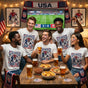 USA 2026 "The Golden Generation" Soccer Tee - Premium 5.3 oz Heavyweight Cotton