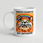 Funny Orange Cat Mug - Unhinged Humor Gift for Cat Lovers