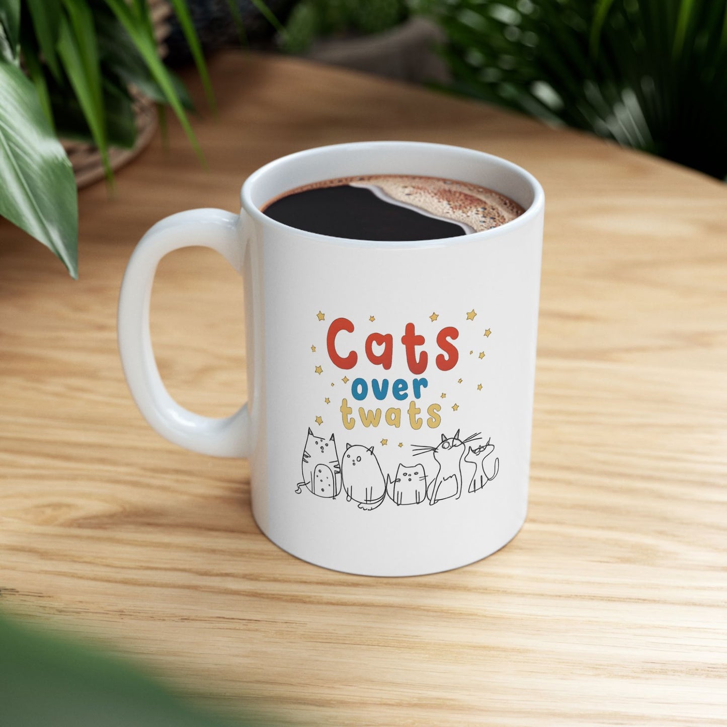 Funny Rude Cat Mug Gift