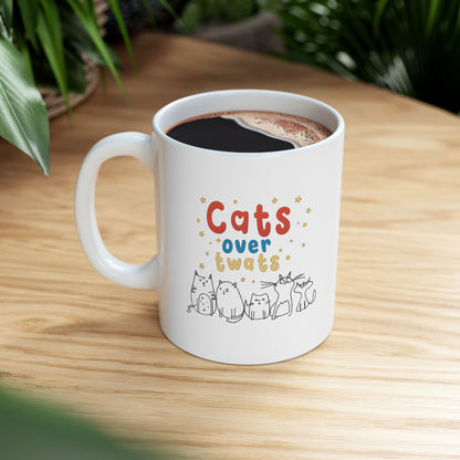 Funny Rude Cat Mug Gift