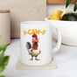 Funny Personalized F-Caw-F Chicken Mug - Custom Farm Humor Gift | Inkfinity