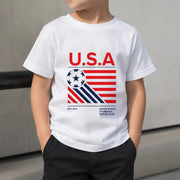 USA Soccer Club Kids Shirt, Est 1913 Football Fan Game Day Tee