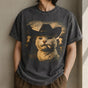 Funny Cowboy Cat T-Shirt - Meme Graphic Tee for Cat Lovers